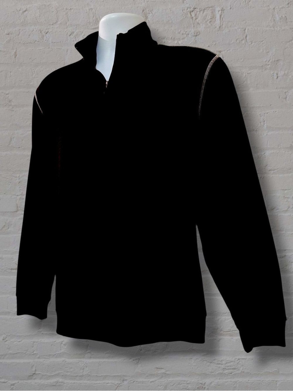 Adidas Climalite 1/4 Zip Pullover Men’s Large Black Athletic Sweatshirt Golf